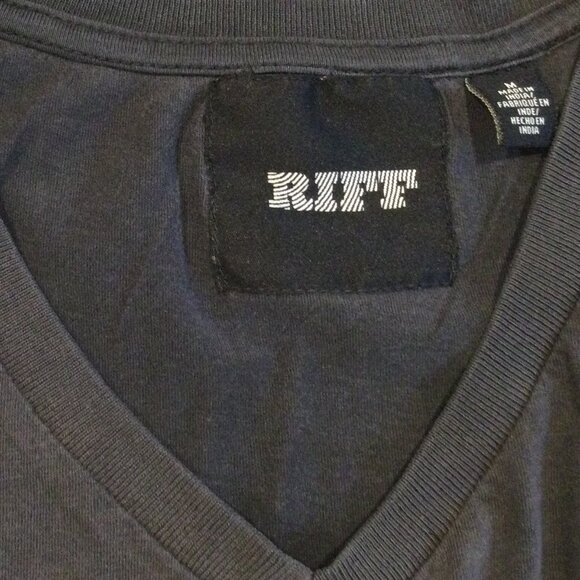 Riff Stars Rolling Stones Logo Union Jack Tongue Black T-Shirt M - Picture 7 of 8